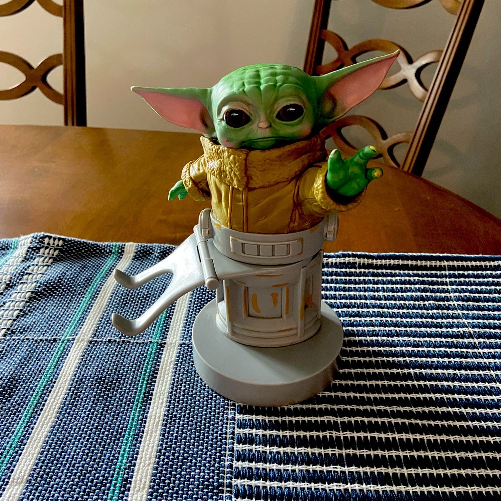 Baby Yoda phone/remote holder
